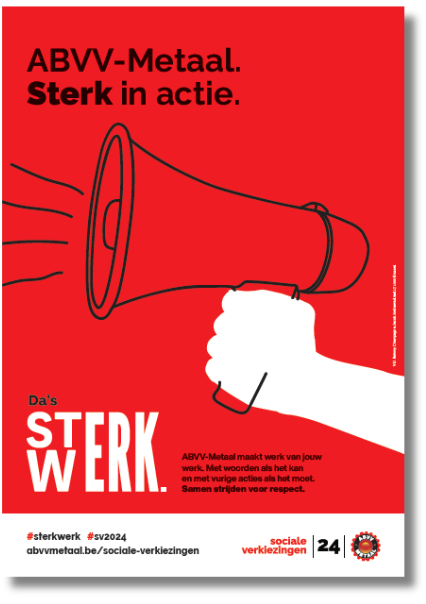 rode thema-affiche rond actievoeren voor de SV2024