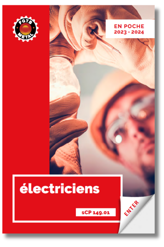 rode cover van het sectorboekje Op Zak van de sector elektriciens