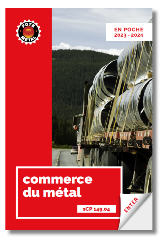 rode cover van het sectorboekje Op Zak van de sector metaalhandel
